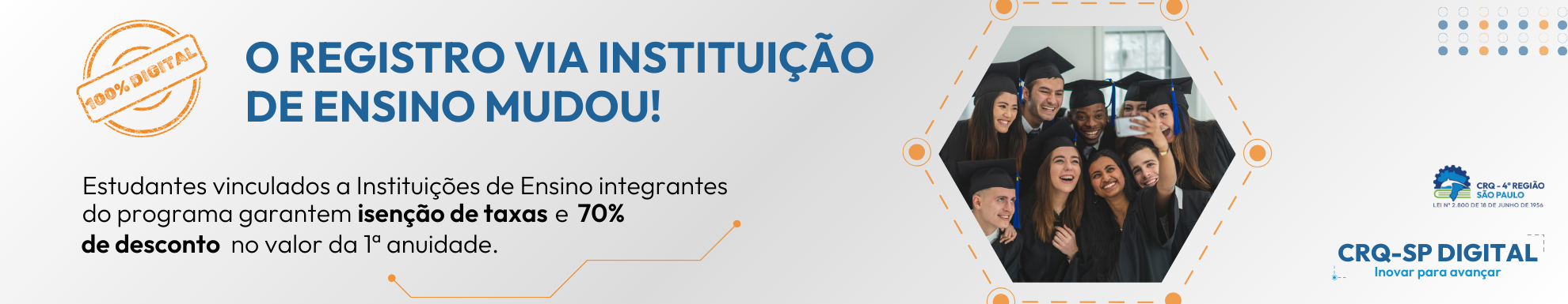 Agora o processo é 100% digital pela plataforma MeuCRQSP!